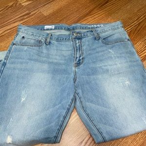 Gap ankle light wash jeans